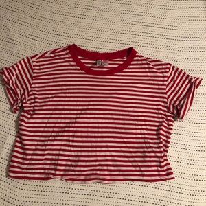 Striped crop top